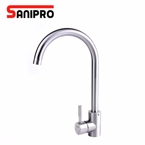 Grifo de cocina con fregadero de acero inoxidable 304 más vendido Sanipro