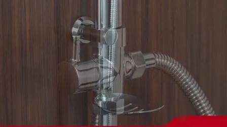 Plastic Shower Sliding Bar with Soap Dish