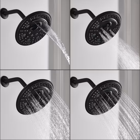 Juego combinado de grifo mezclador de cabezal de ducha, venta al por mayor, para baño