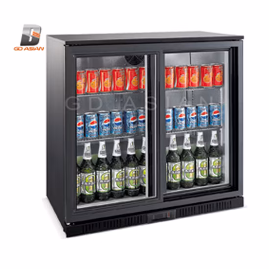 barra trasera del refrigerador de la puerta corrediza de cristal mini de la altura de 850m m 900m m